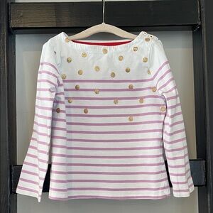 Boden girls shirt 2-3Y